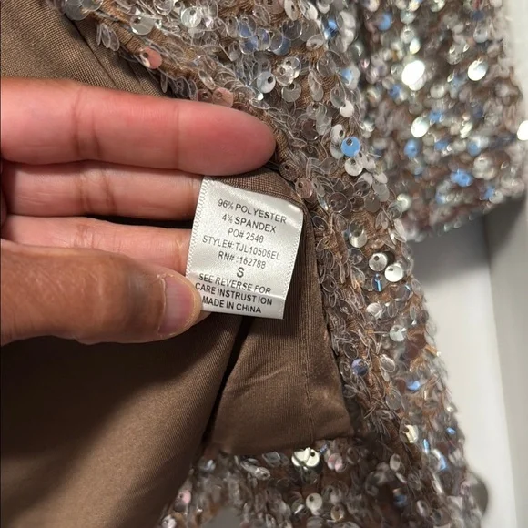 JLUXLABEL Glittering Sequin Jacket - Picture 7 of 7